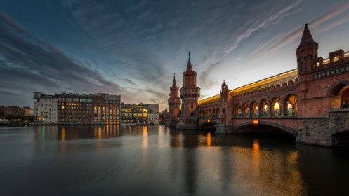 allemagne,architecture,eau,paysages urbains,pont,riviere,ville