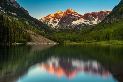 arbres,eau,états unis,lac,montagne,nature,paysages,réflexion