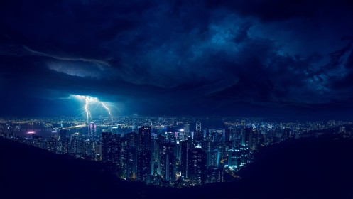 architecture,building,lightning,skyscraper,night,cityscapes,city